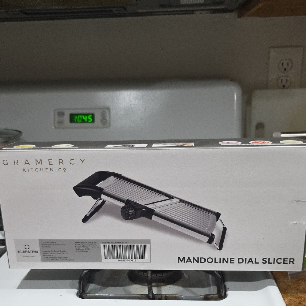 Black Mandoline Dial Slicer